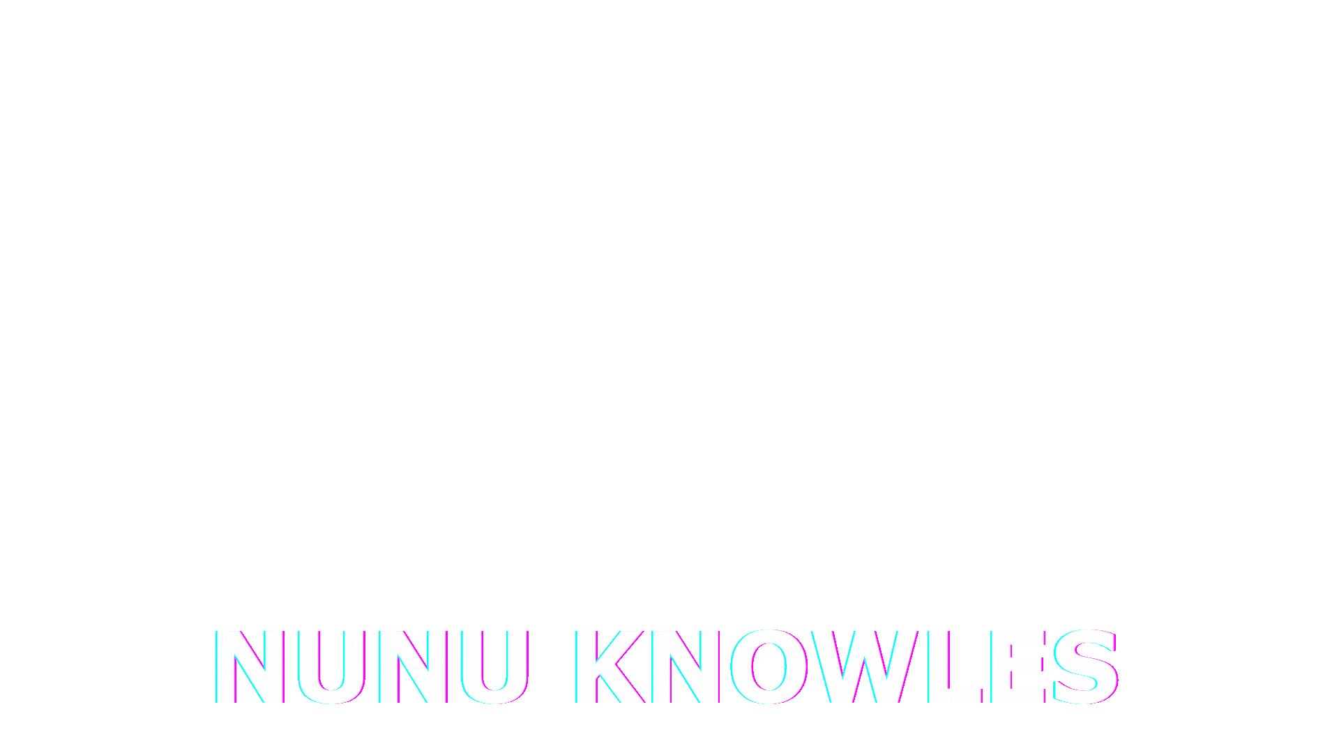 NUNU KNOWLES Initial Logo gif
